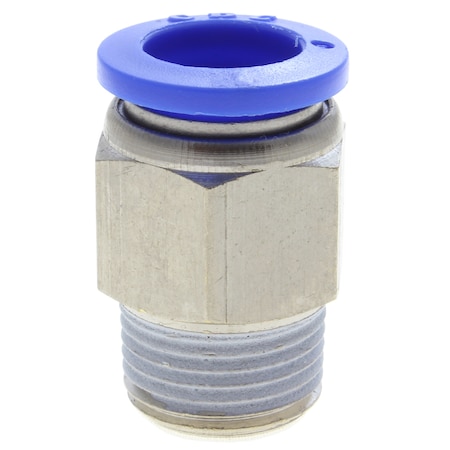 Technifit Fitting, PTC, Male Straight Hex, 10mm x 1/2" Male BSPP (G) PC10-G04